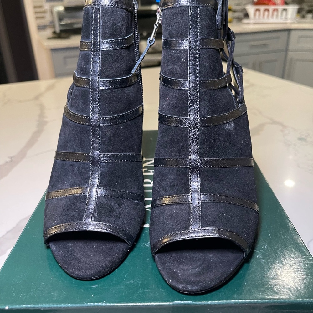 Polo by Ralph Lauren Black Heeled Boots